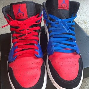Jordan’s red, black, blue, white